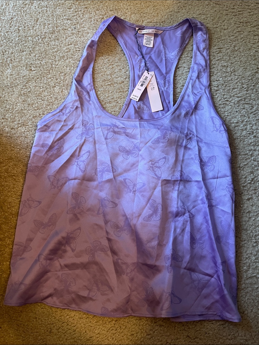 Victoria's Secret y2k style satin night top